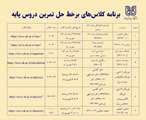 اطلاعیه شماره 5 معاونت آموزشی و تحصیلات تکمیلی دانشگاه